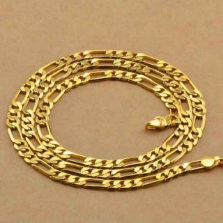 cool 9k genuine gold filled mens chain necklace 17 7