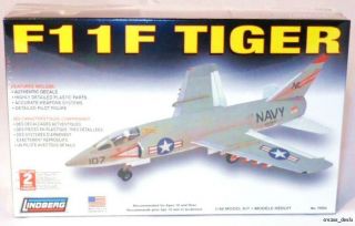 Newly listed Lindberg 1/148 Scale F11F Tiger Navy Plane Plastic Model 