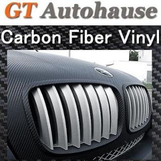 60 X 150CM Black Carbon Fiber Vinyl Self Adhesive Chevrolet Corvette 