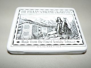 Balkan Sobranie cigarette tin England please LOOK