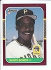 1987 donruss opening day barry bonds 163 rookie nm m