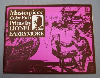 vintage lionel barrymore color foil etch set 241 112x time