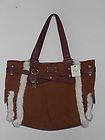   Tan Brown Adrina Suede Leather Large Tote Handbag ZB5168 231 $248