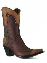   Western Cowboy Boots, Old Gringo l 283 6 Multy color Brown/Green