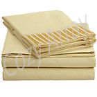 1600 COUNT DEEP POCKET 4 PIECE BED SHEET SET   PLEATED   12 COLORS IN 