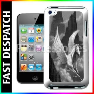 pegasus flying horse case back cover for ipod touch 4th