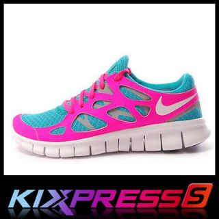 WMNS Nike Free Run+ 2 [443816 310] Running Turquoise/White Pink