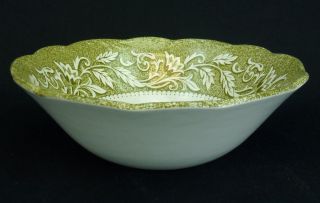 Renaissance Green J G Meakin China Coupe Cereal Bowl Sterling Multiple 