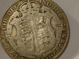 uk gb half crown 1921 silver a12 8 317 from