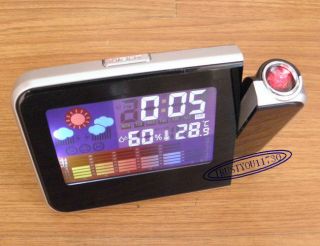 LCD colorful display Weather Station Temperature Projection Clock