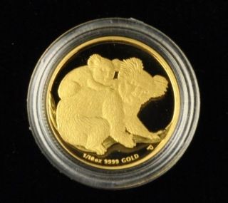 2008 australia 1 10th ozt gold proof koala 9999 pure