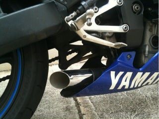 CHEAP EXHAUST 2003 yamaha R6 short moto gp stubby FATTY STEALTH SLIP 