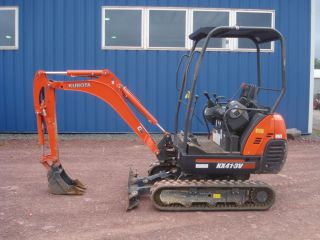 2011 Kubota KX41 Mini Excavator Adjustable Tracks ONLY 283 HOURS!