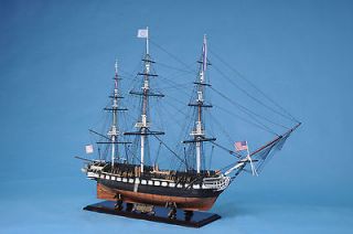 uss constitution 44 wooden ship model sailing boat new time