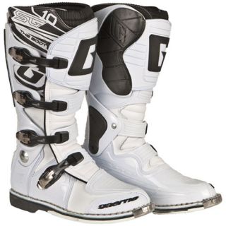 new gaerne sg 10 motocross riding boots size 11 white