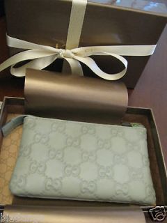 nwt gucci guccissima leather coin card purse gift box returns