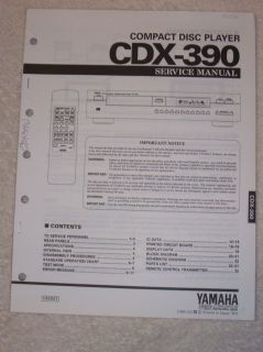 yamaha service manual cdx 390 cd disc player time left