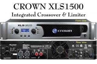 CROWN XLS1500 POWER AMPLIFIER CROSSOVER LIMITER $10 INSTANT OFF CHURCH 