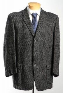 VTG 50s Mens Atomic Nubby Wool Tweed Sportcoat Blazer Jacket 44R 