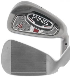 PING i15 Golf Club # 7 Iron Steel Stiff Flex MINT YELLOW dot