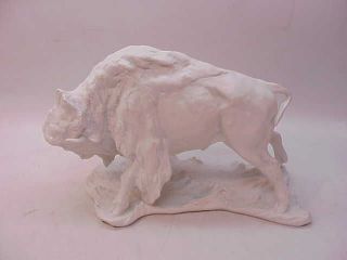 vintage kaiser porcelain figurine bison buffalo ltd ed time left