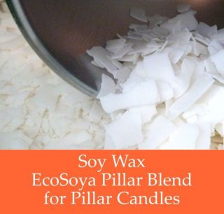 EcoSoya Pillar Blend   Soy Wax Flakes for Candle Making   Free 
