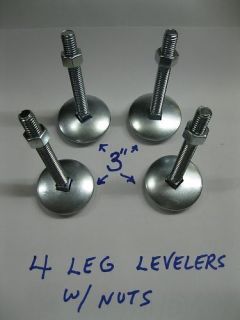 new 3 leg levelers set of 4 pinball machines time