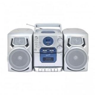 SUPERSONIC Portable BoomBox AM FM  CD Radio Cassette Recorder and 
