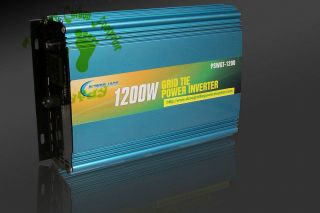 New 1200W grid tie power inverter DC50 100v to AC190 240V 50/60Hz for 