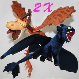 2X How to Train Your Dragon Toothless Night Fury Monstrous Nightmare 