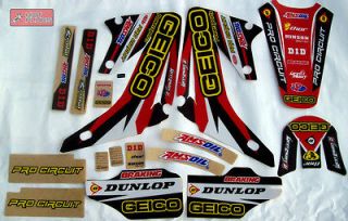 GRAPHICS FOR HONDA CRF 450 2002 2004 CRF450 450R STICKERS DECALS