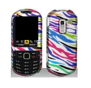 Color Zebra Faceplate Cover Case for Samsung Messager 3 Profile R570 