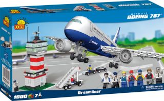 Boeing 787 Dreamliner and Airport 1000 Pcs, NEW, building bricks 