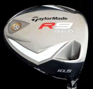 TaylorMade Golf Driver R9 460 10.5* RE AX Stiff Flex Graphite Shaft