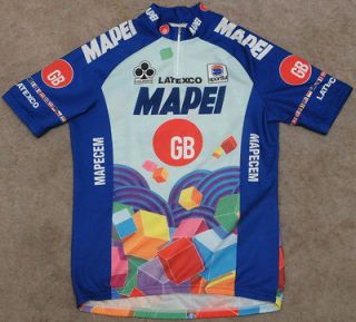 MAPEI GB LATEXCO _ COLNAGO __ L   XL __ vintage cycling JERSEY 
