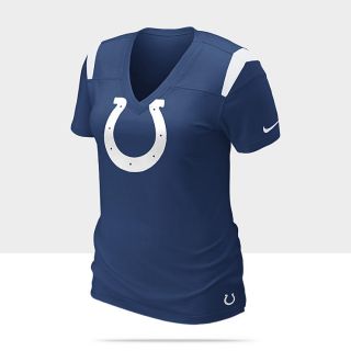 Nike Fashion V Neck NFL Colts Womens T Shirt 469934_431_A