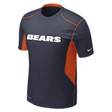   Hypercool 20 Fitted Short Sleeve NFL Bears Mens Shirt 474298_459_A