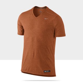 Nike Tailwind Short Sleeve V Neck Mens Running Shirt 451266_839_A