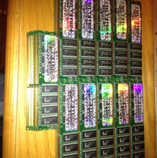 Lot of 55 Sticks 1024MB 1GB PC3200 DDR 400MHz Desktop Memory Model 