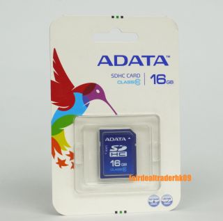 16GB ADATA SD HC SDHC 16 G GB 16G Memory Card Full HD Class 10