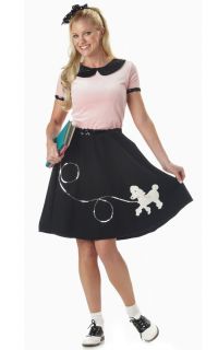 1950s Hop with Poodle Skirt Adult Costume 00710