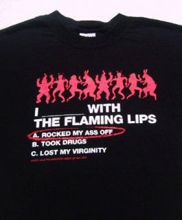 Flaming Lips Rocked My Ass Off Small Concert T Shirt