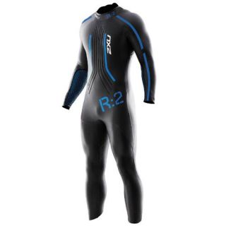 2XU Mens R 2 Race MW2060C Wetsuit SGS Silicone Hydro Coating Small 