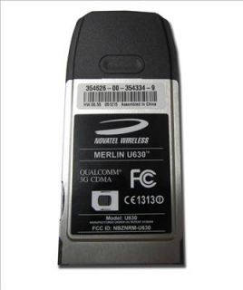 novatel wireless merlin u630 3g umts gprs gsm pc card