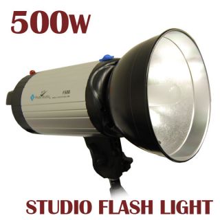 500W 500WATTS Studio Strobe Photo Flash Light Mono Light w/ Reflector 