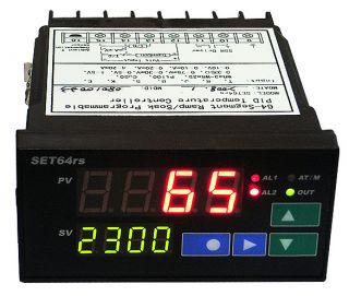 Temperature Controller PID Kiln Ramp Soak 64 Setpoints