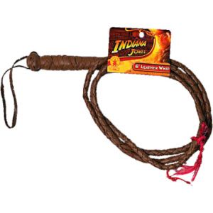 Indiana Jones 6ft. Leather Whip Costume Accessory