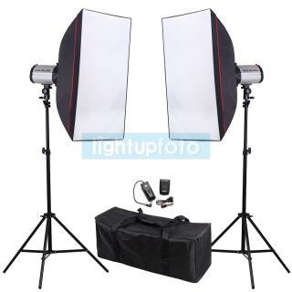 500W Photo Studio Mini Flash Monolight Kit Carry Bag