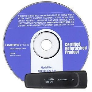 Linksys WUSB54GC V3 802 11g Wireless LAN USB Adapter
