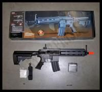 Electric Tactical M4 M16 Rifle Airsoft Gun 804 w Laser